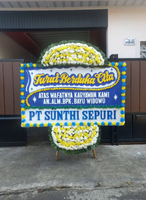 Papan Bunga Duka di Jatinagara